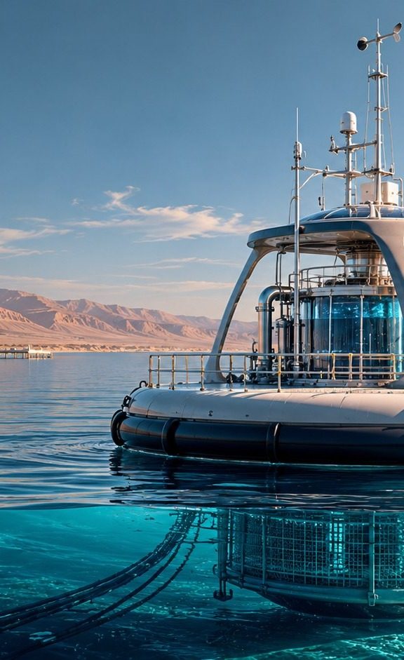 Marine water treatment infrastructure